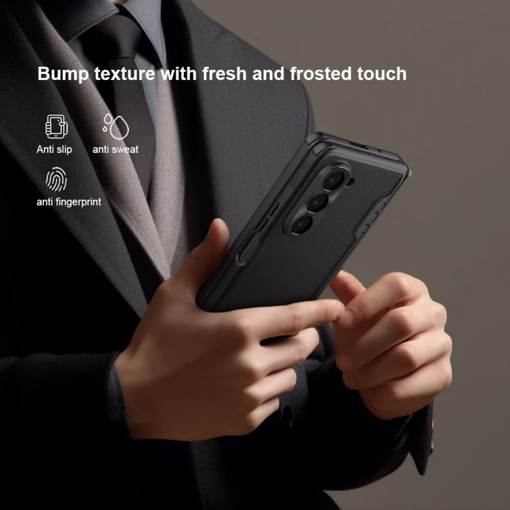 Samsung Galaxy Z Fold 5 ümbris roheline NILLKIN SUPER FROSTED SHIELD (BRACKET VERSION)