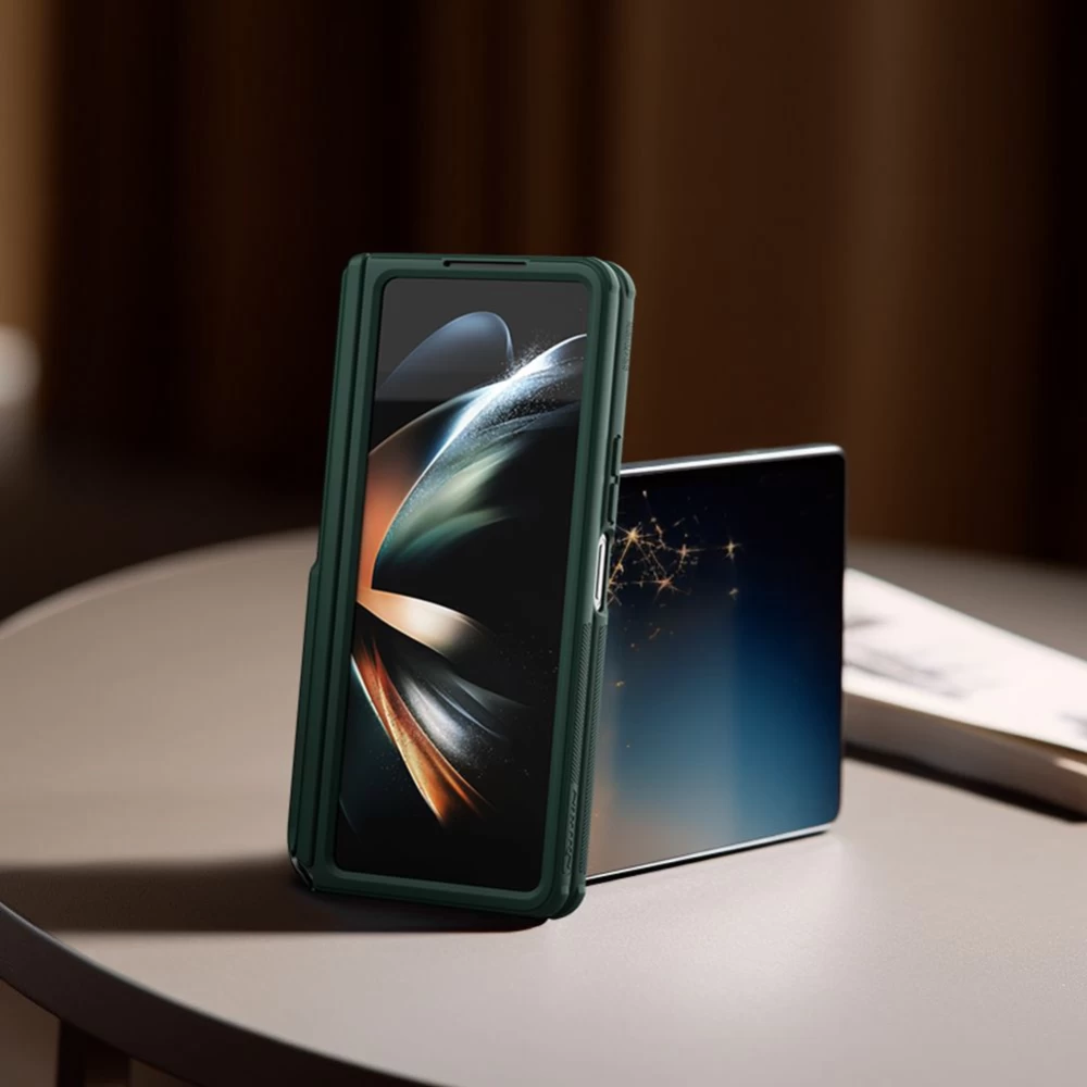 Samsung Galaxy Z Fold 5 ümbris roheline NILLKIN SUPER FROSTED SHIELD (BRACKET VERSION)