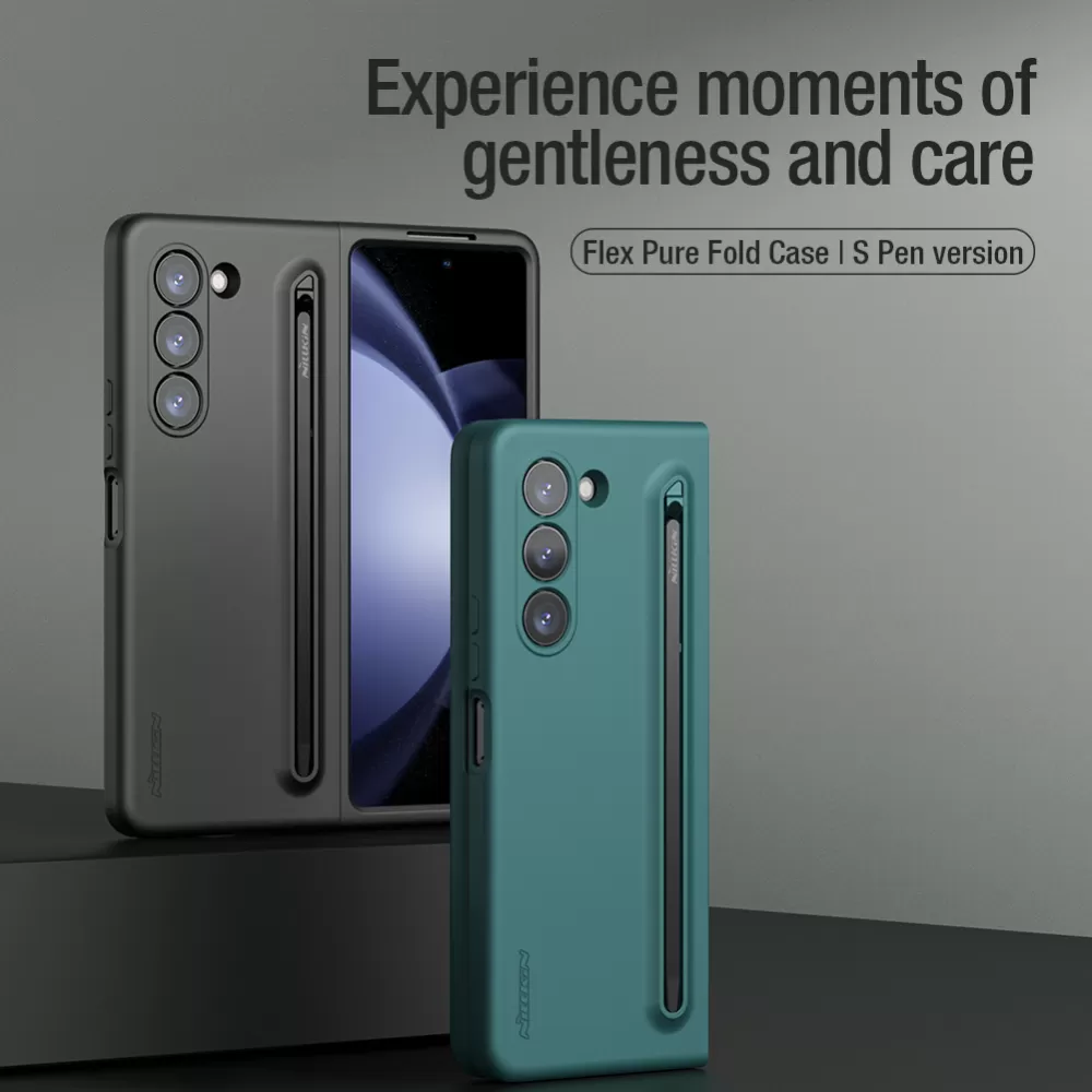 Samsung Galaxy Z Fold 5 ümbris roheline NILLKIN FLEX PURE FOLD (S PEN Version)