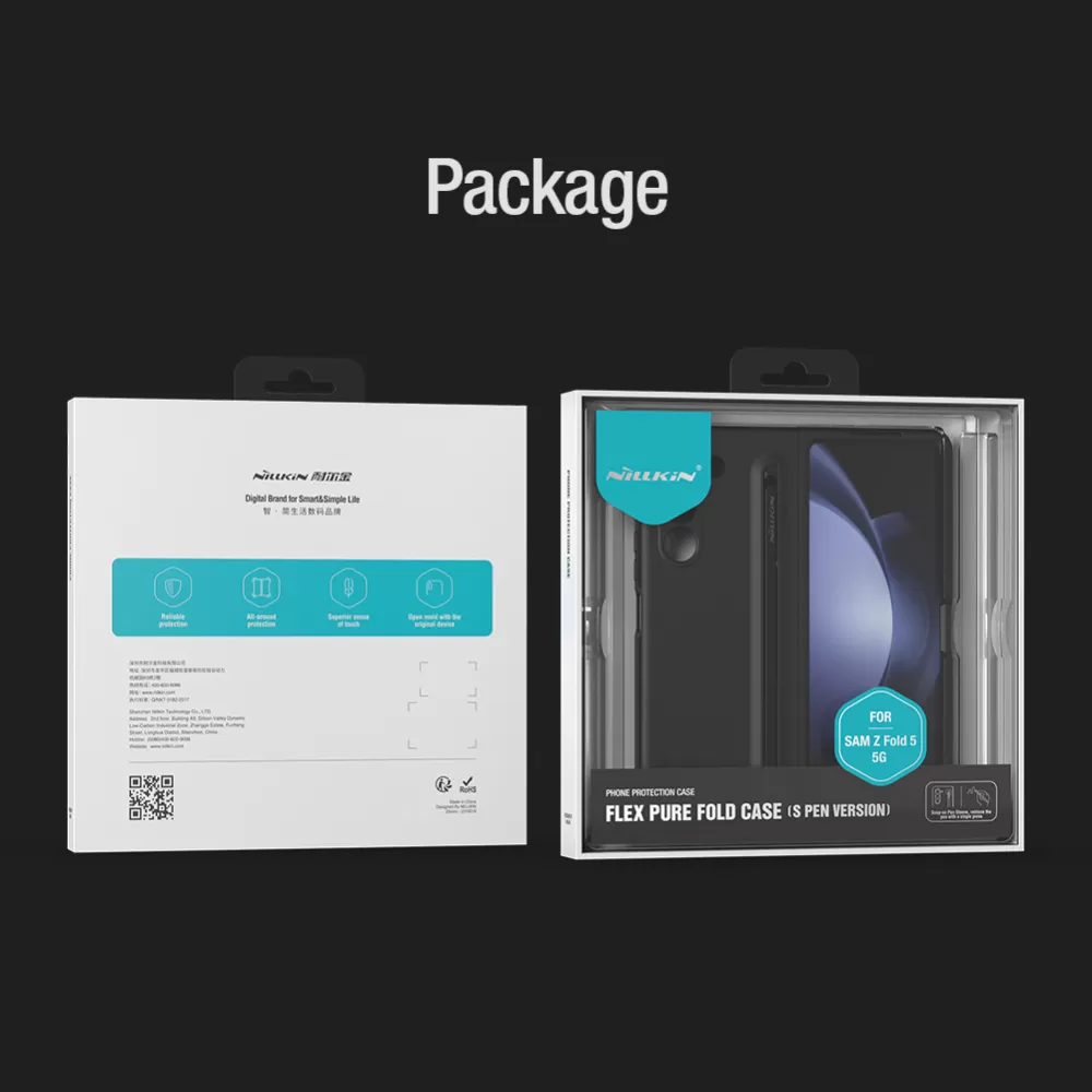 Samsung Galaxy Z Fold 5 ümbris roheline NILLKIN FLEX PURE FOLD (S PEN Version)
