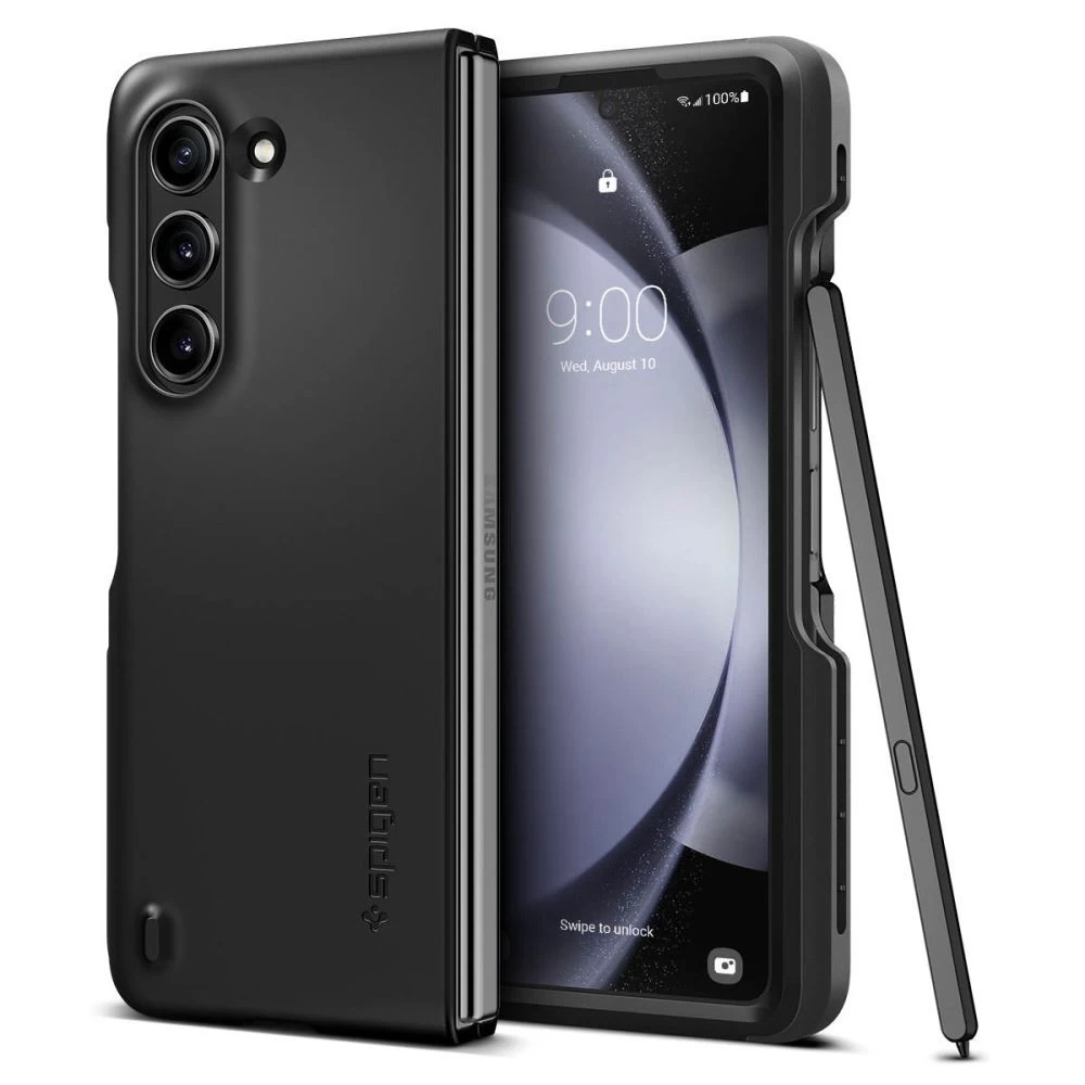 Samsung Galaxy Z Fold 5 ümbris must SPIGEN THIN FIT PEN