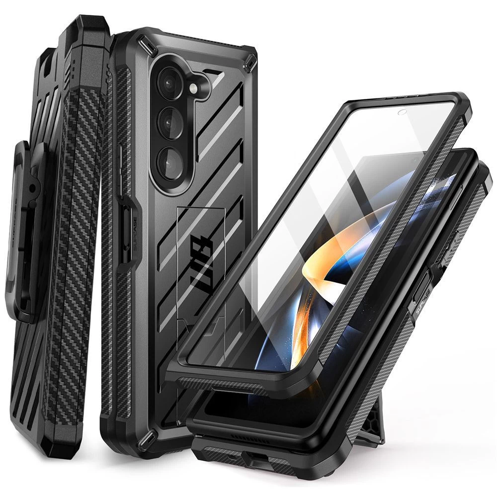 Samsung Galaxy Z Fold 5 case black SUPCASE UNICORN BEETLE