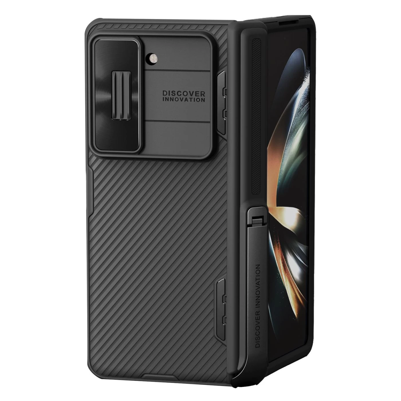Samsung Galaxy Z Fold 5 case black NILLKIN CAMSHIELD FOLD (BRACKET VERSION)