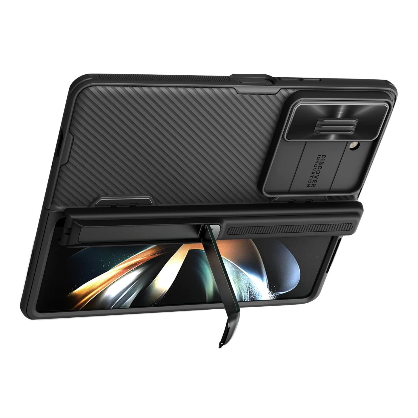 Samsung Galaxy Z Fold 5 case black NILLKIN CAMSHIELD FOLD (BRACKET VERSION)