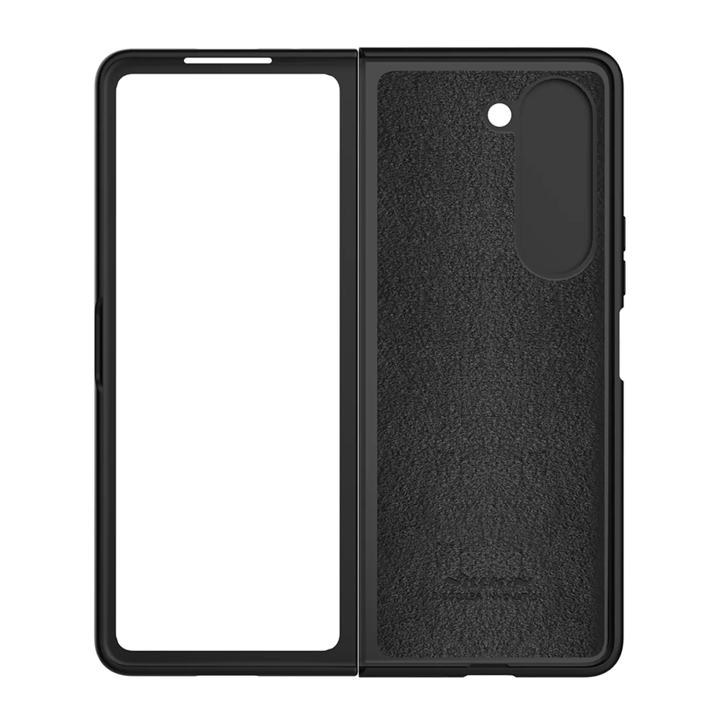 Samsung Galaxy Z Fold 5 case black NILLKIN CAMSHIELD SILKY SILICONE (BRACKET VERSION)