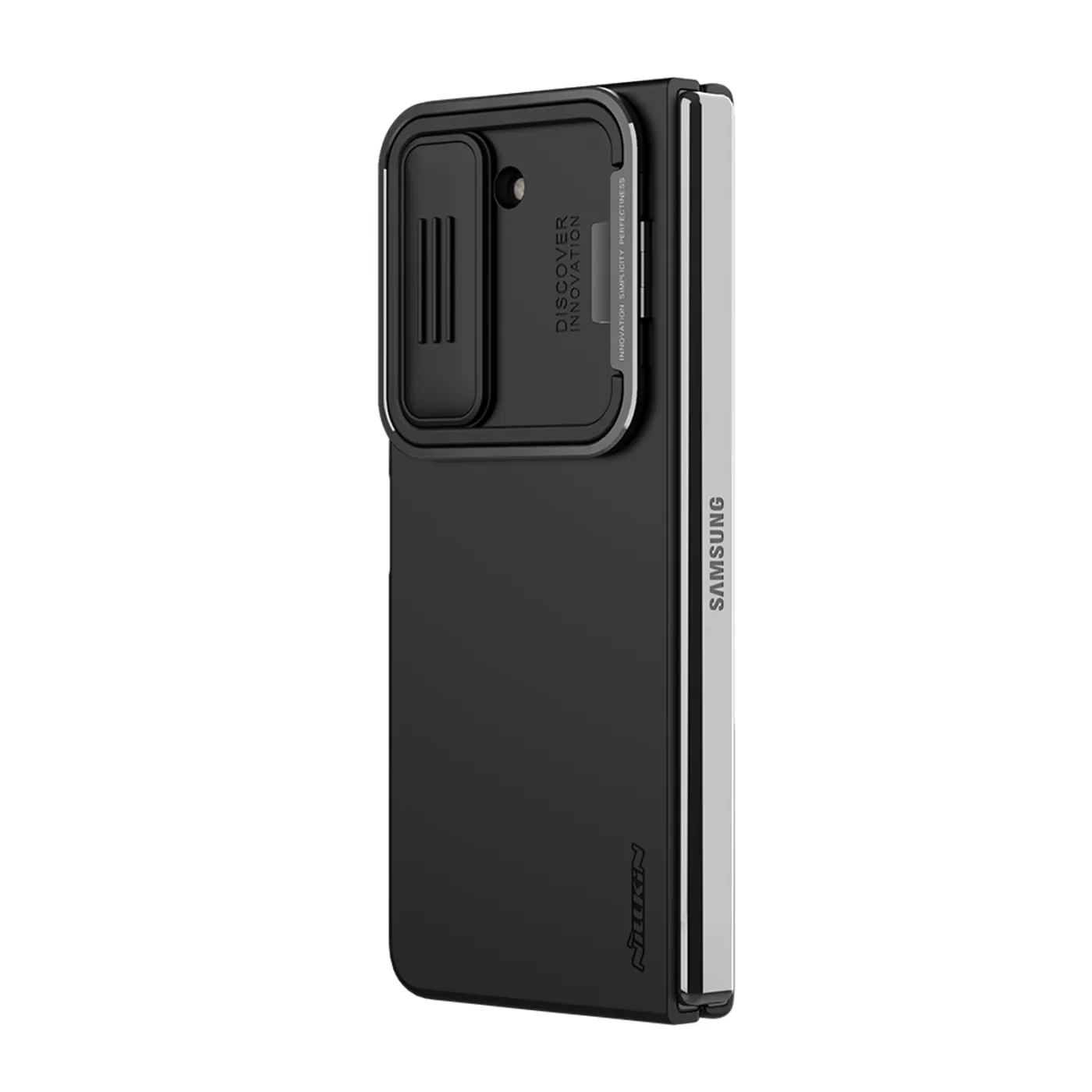 Samsung Galaxy Z Fold 5 ümbris must NILLKIN CAMSHIELD SILKY SILICONE (BRACKET VERSION)