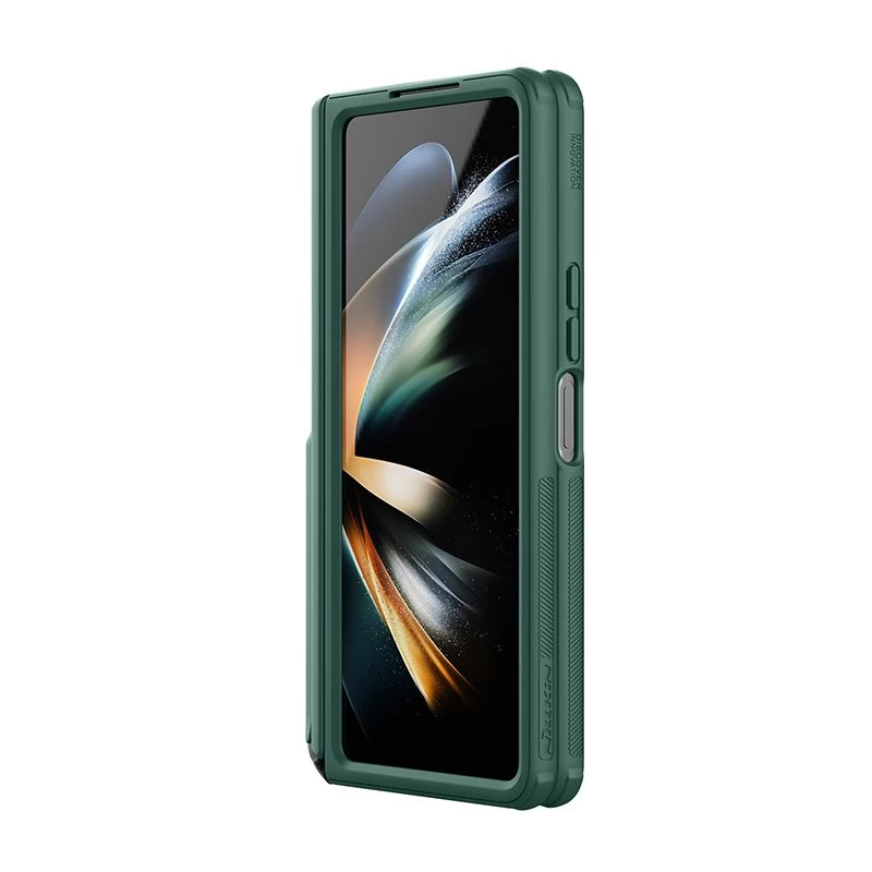 Samsung Galaxy Z Fold 5 ümbris roheline NILLKIN SUPER FROSTED SHIELD (PEN HOLDER VERSION)