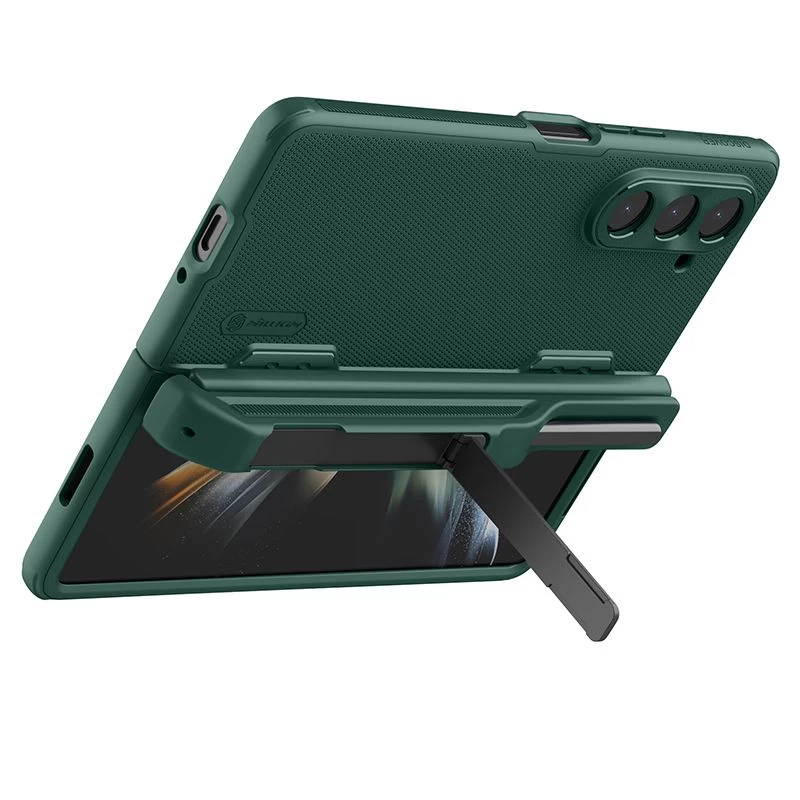 Samsung Galaxy Z Fold 5 ümbris roheline NILLKIN SUPER FROSTED SHIELD (PEN HOLDER VERSION)