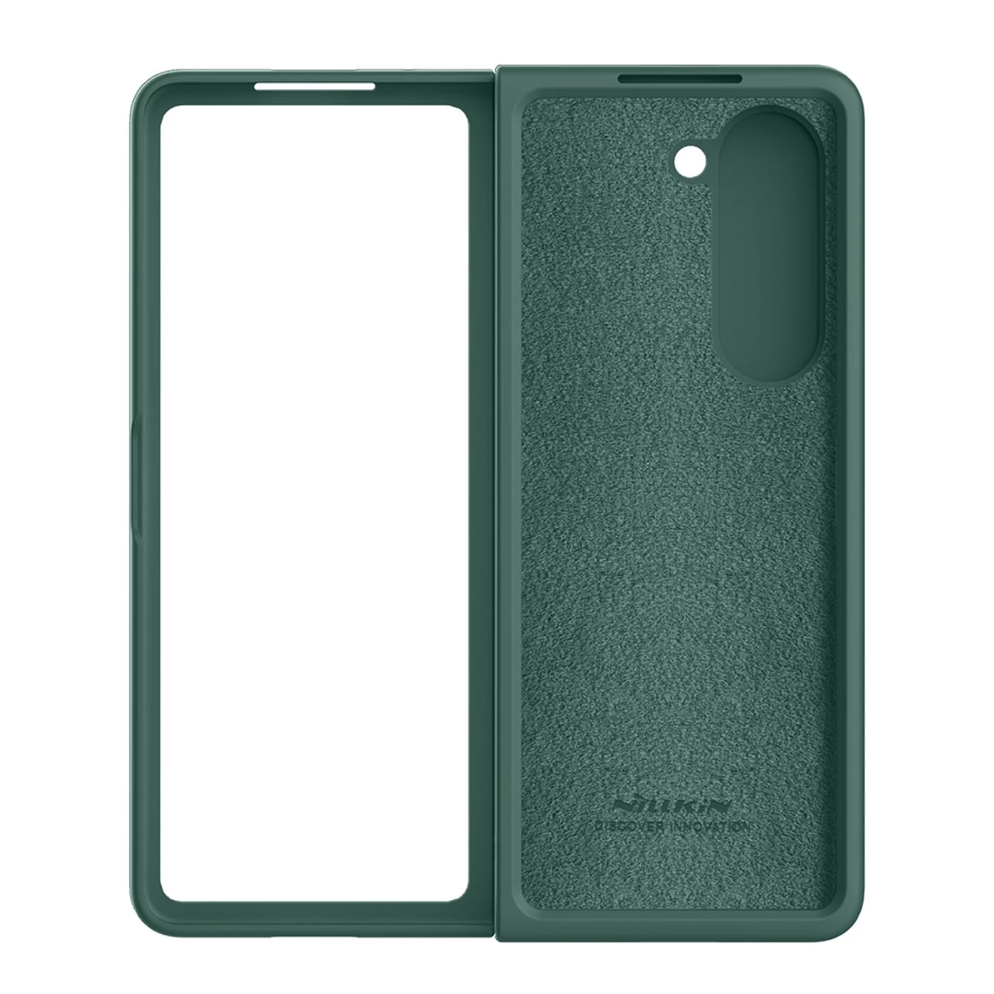 Samsung Galaxy Z Fold 5 ümbris roheline NILLKIN CAMSHIELD SILKY SILICON
