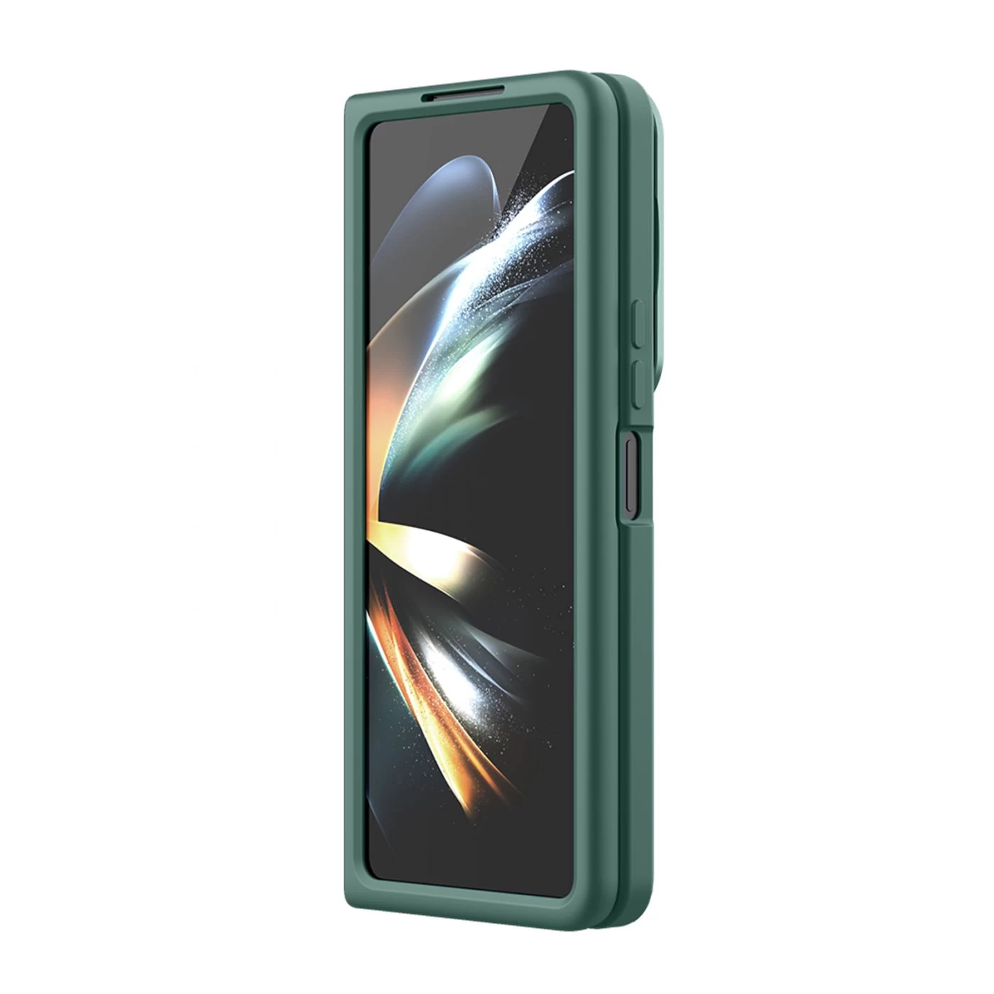 Samsung Galaxy Z Fold 5 ümbris roheline NILLKIN CAMSHIELD SILKY SILICON