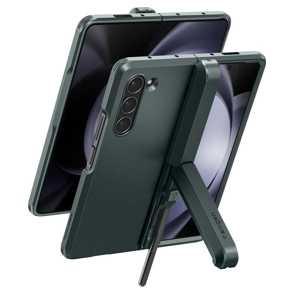 Samsung Galaxy Z Fold 5 ümbris roheline SPIGEN TOUGH ARMOR PRO PEN