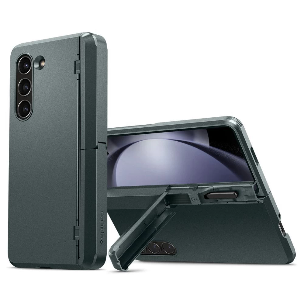 Samsung Galaxy Z Fold 5 ümbris roheline SPIGEN TOUGH ARMOR PRO PEN