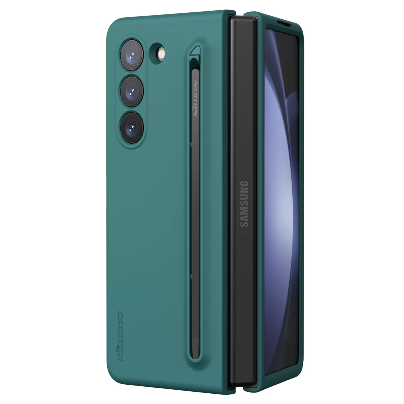 Samsung Galaxy Z Fold 5 ümbris roheline NILLKIN FLEX PURE FOLD (S PEN Version)
