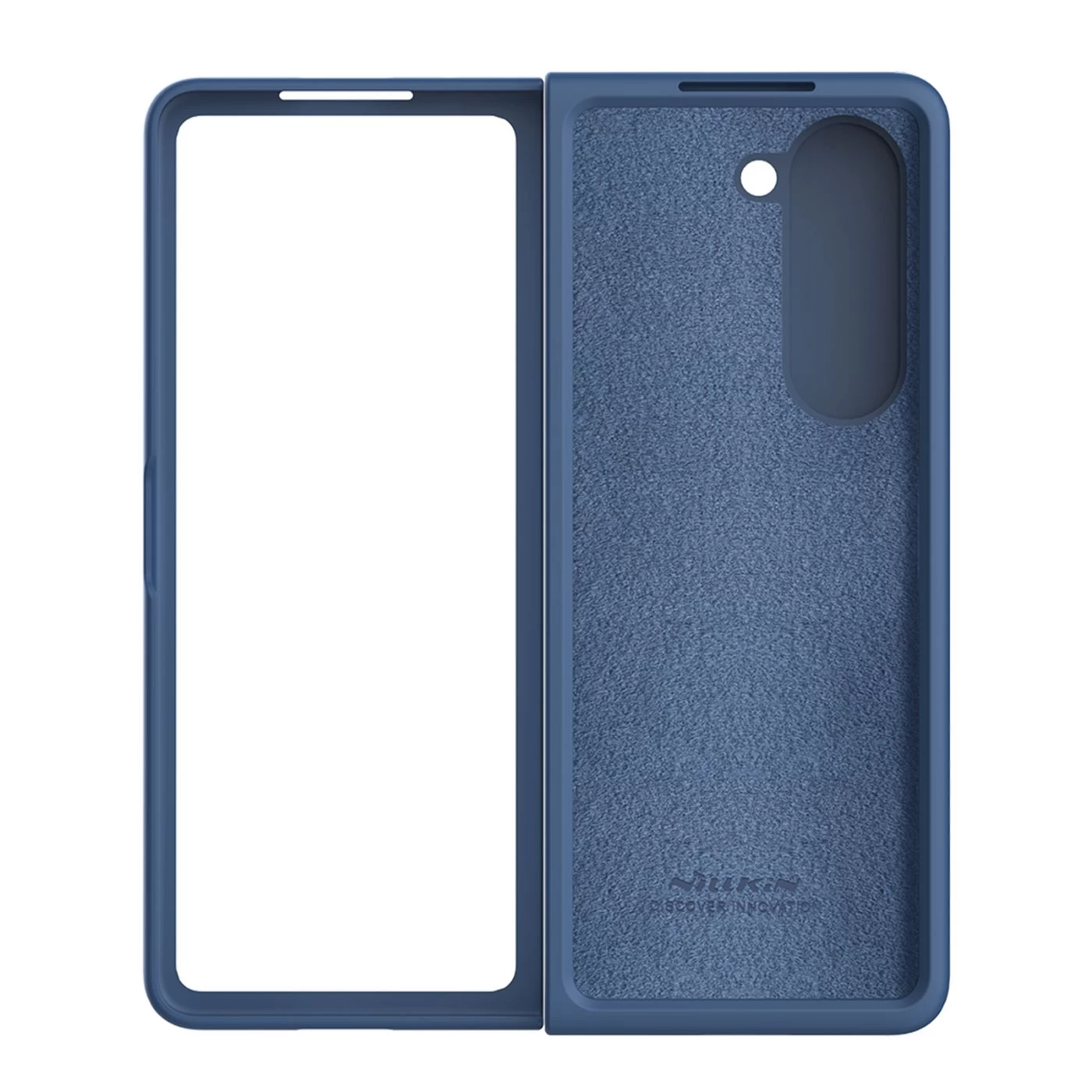 Samsung Galaxy Z Fold 5 ümbris sinine NILLKIN CAMSHIELD SILKY SILICON