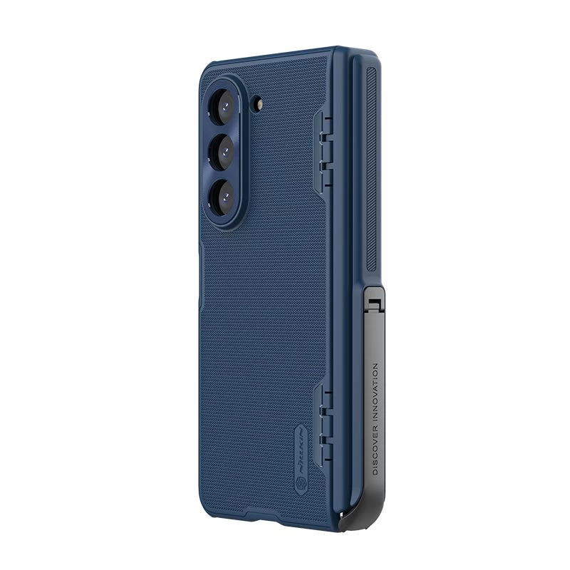 Samsung Galaxy Z Fold 5 ümbris sinine NILLKIN SUPER FROSTED SHIELD (BRACKET VERSION)