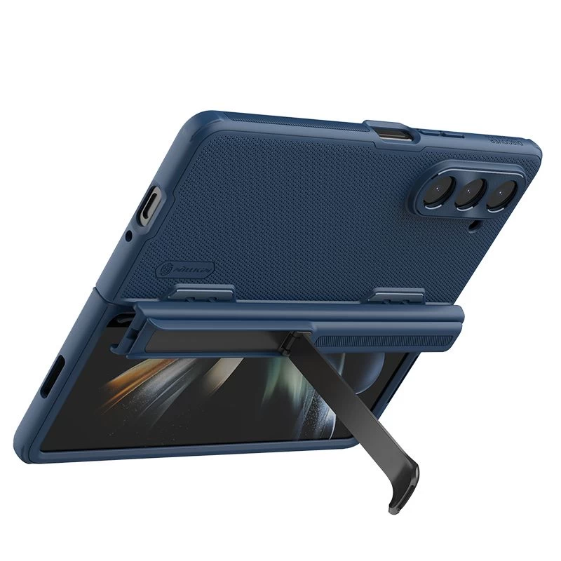Samsung Galaxy Z Fold 5 ümbris sinine NILLKIN SUPER FROSTED SHIELD (BRACKET VERSION)