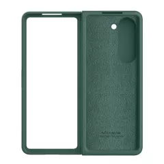 Samsung Galaxy Z Fold 5 ümbris roheline NILLKIN CAMSHIELD SILKY SILICONE (BRACKET VERSION)