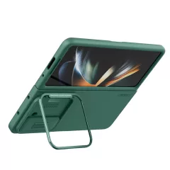 Samsung Galaxy Z Fold 5 ümbris roheline NILLKIN CAMSHIELD SILKY SILICONE (BRACKET VERSION)
