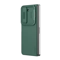 Samsung Galaxy Z Fold 5 ümbris roheline NILLKIN CAMSHIELD SILKY SILICONE (BRACKET VERSION)