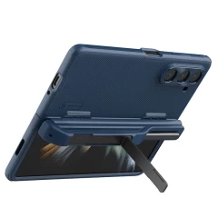 Samsung Galaxy Z Fold 5 case blue NILLKIN SUPER FROSTED SHIELD (PEN HOLDER VERSION)