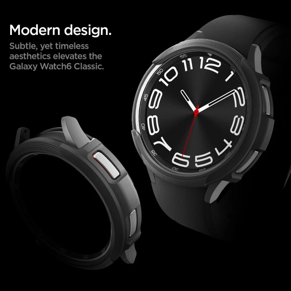Samsung Galaxy Watch 6 Classic vāciņš melns SPIGEN LIQUID AIR (43 MM)