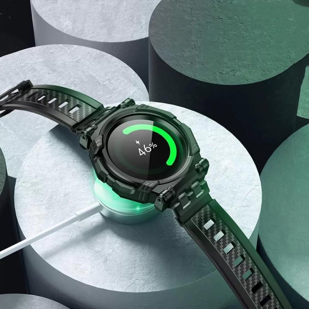 Samsung Galaxy Watch 6 Classic vāciņš melns SUPCASE IBLSN ARMORBOX 2-SET (47 MM)