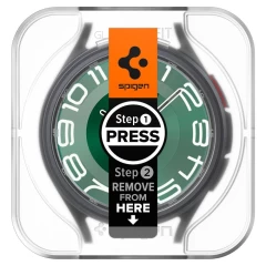 Samsung Galaxy Watch 6 Classic näytönsuojalasi  SPIGEN GLAS.TR ”EZ-FIT” 2-PACK (47 MM)