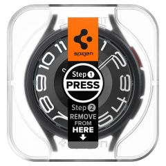 Samsung Galaxy Watch 6 Classic näytönsuojalasi  SPIGEN GLAS.TR ”EZ-FIT” 2-PACK (43 MM)