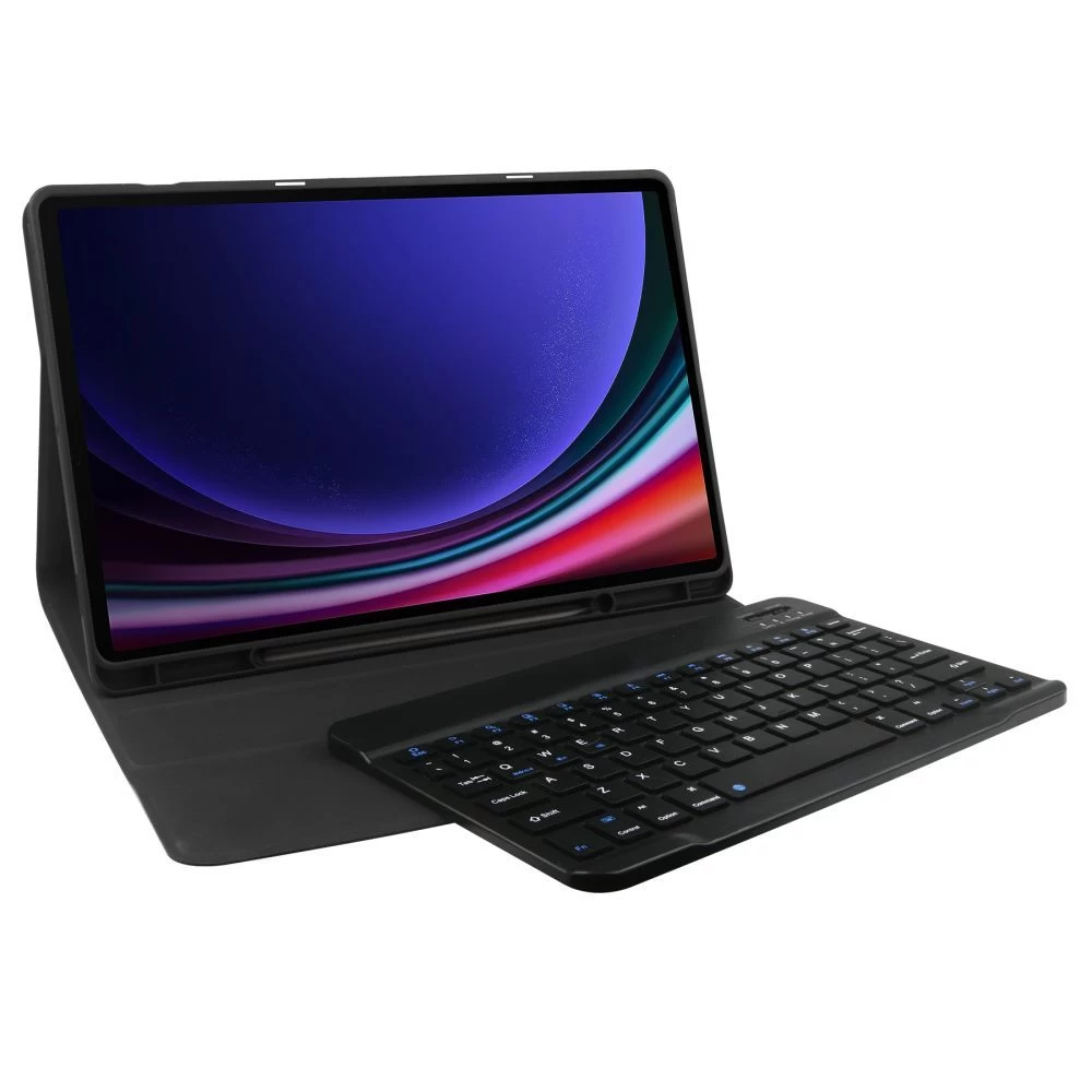Samsung Galaxy Tab S9 Plus чехол для планшетa черный TECH-PROTECT SC PEN + KEYBOARD (12.4)