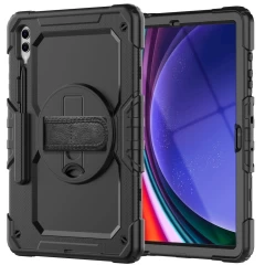 Samsung Galaxy Tab S9 Plus  melns TECH-PROTECT SOLID360 S9+ PLUS (12.4)