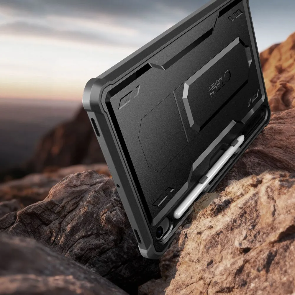 Samsung Galaxy Tab S9 Planšetes vāciņš melns TECH-PROTECT KEVLAR PRO