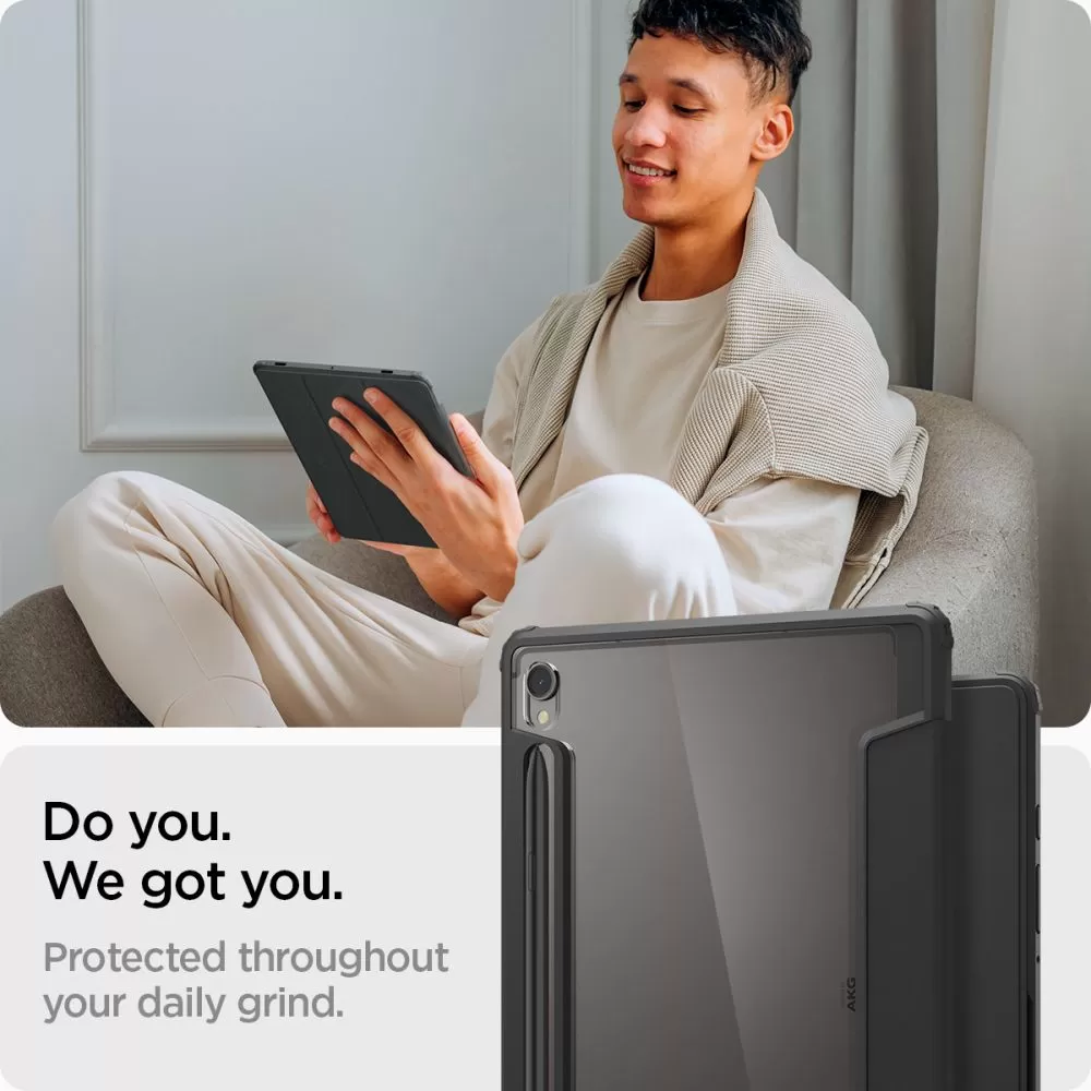 Samsung Galaxy Tab S9 tablet suojakuori, suojakotelo musta SPIGEN ULTRA HYBRID ”PRO” (11.0)