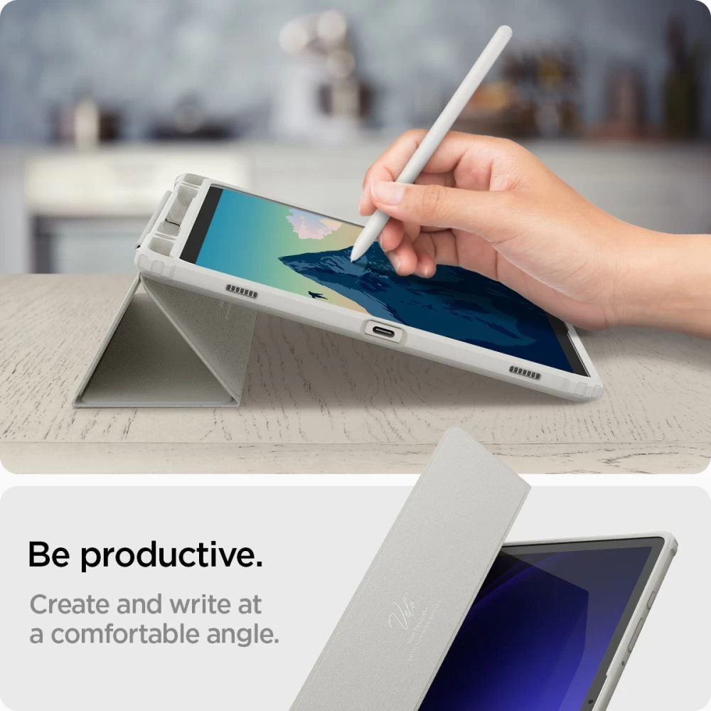 Samsung Galaxy Tab S9 maciņš pelēks SPIGEN ULTRA HYBRID ”PRO” (11.0)