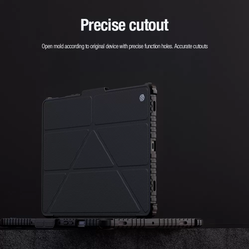 Samsung Galaxy Tab S9 maciņš zils NILLKIN BUMPER LEATHER PRO