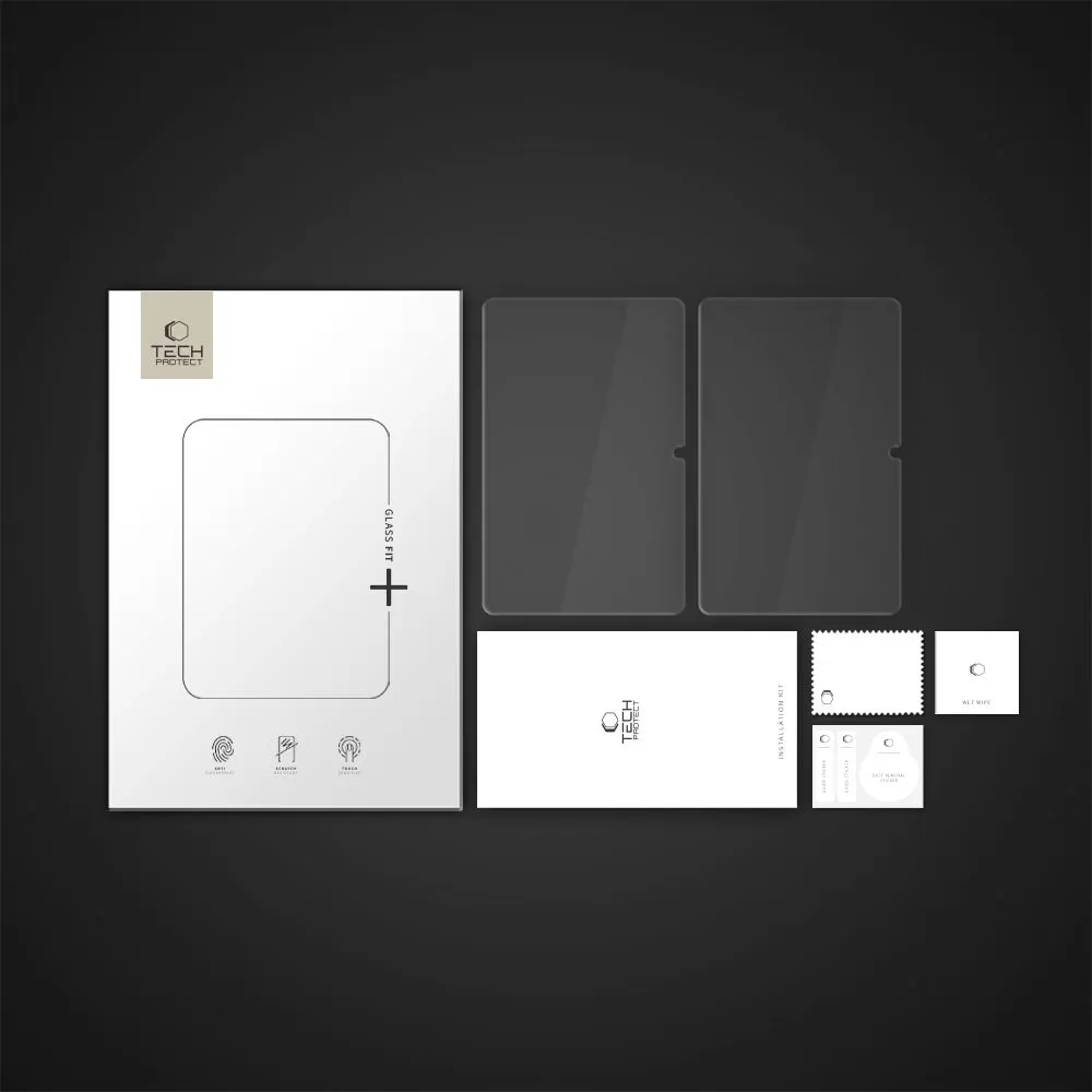 Samsung Galaxy Tab S9 aizsargstikls  TECH-PROTECT GLASS FIT+ 2-PACK 11.0