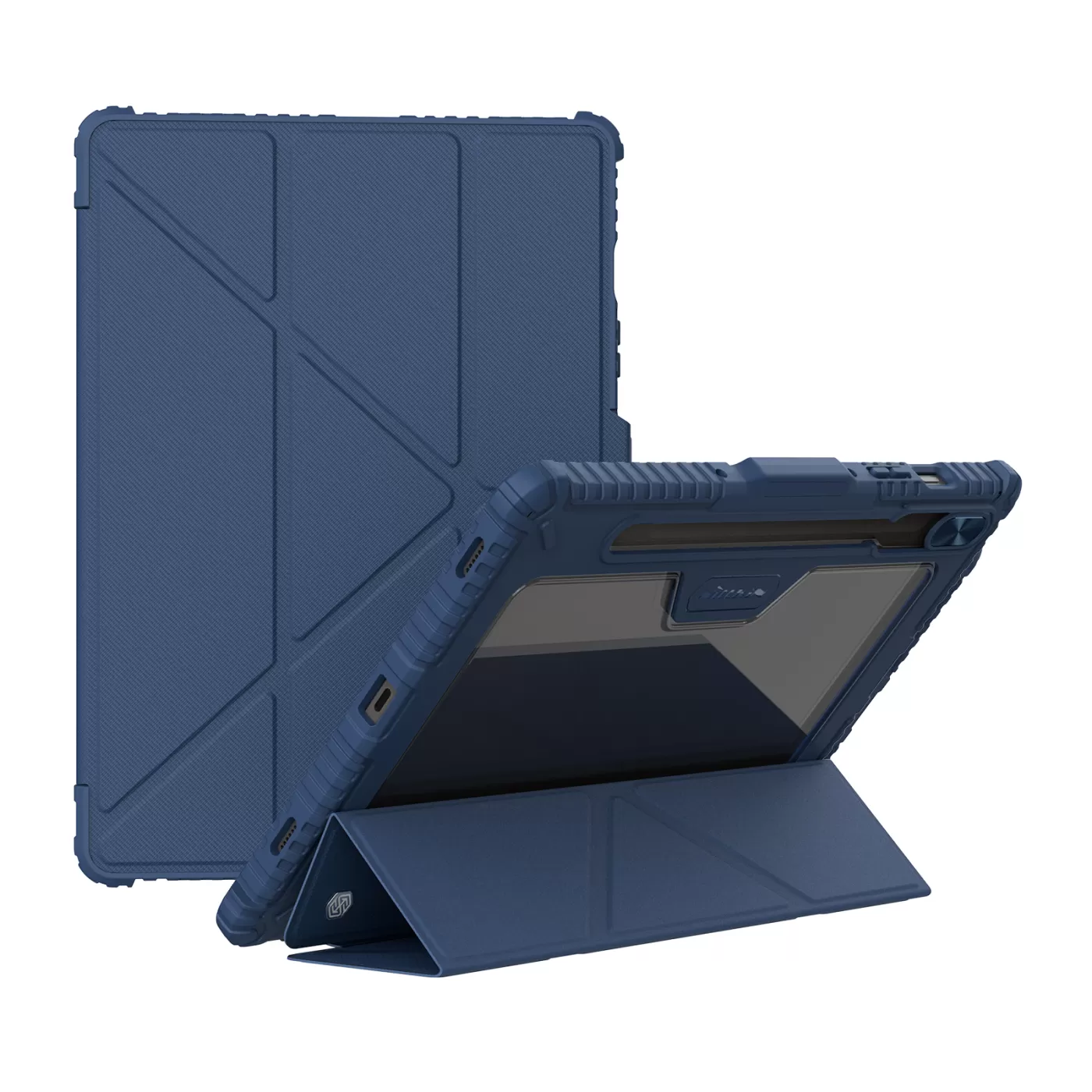 Samsung Galaxy Tab S9 maciņš zils NILLKIN BUMPER LEATHER PRO