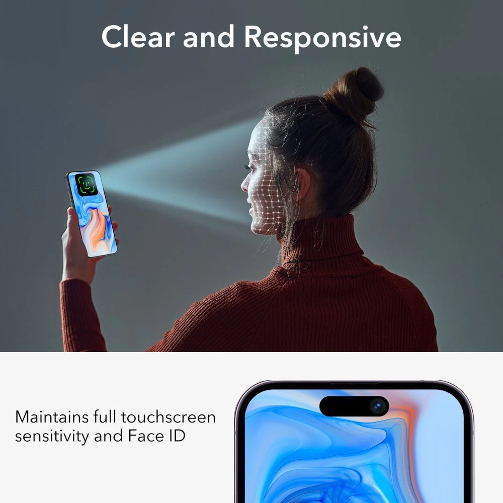 Apple iPhone 15 panssarilasi  ESR TEMPERED GLASS PRIVACY