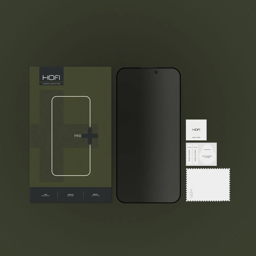 Apple iPhone 15 panssarilasi  HOFI ANTI SPY GLASS PRO+ PRIVACY