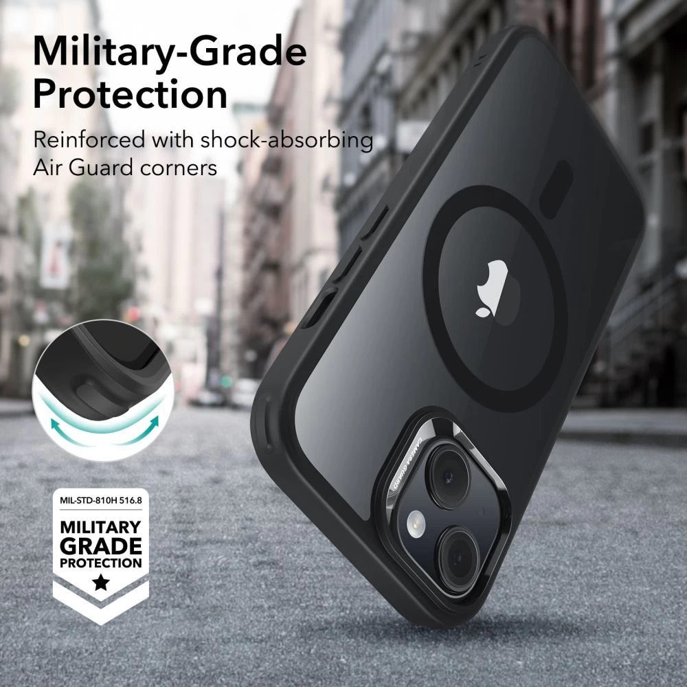 Apple iPhone 15 dėklas  ESR CLASSIC HYBRID HALOLOCK MAGSAFE