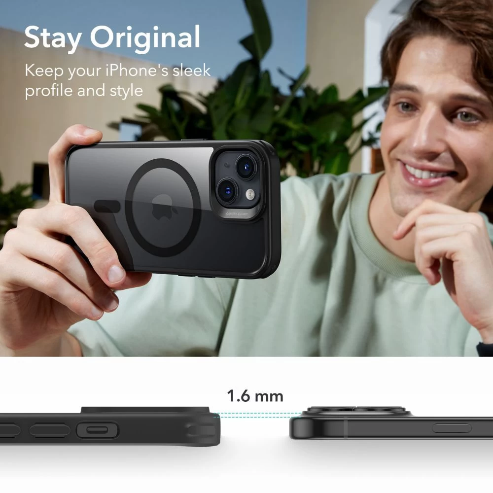 Apple iPhone 15 dėklas  ESR CLASSIC HYBRID HALOLOCK MAGSAFE