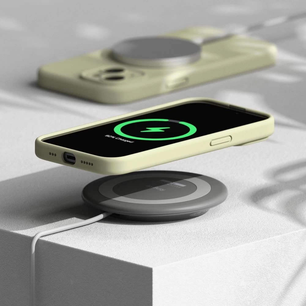 Apple iPhone 15 dėklas  RINGKE SILICONE MAGNETIC MAGSAFE