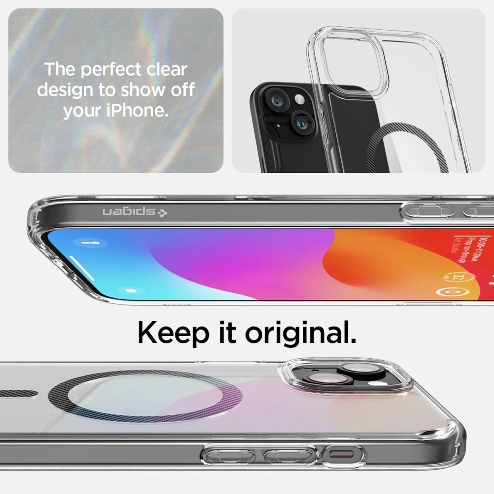 Apple iPhone 15 dėklas  SPIGEN ULTRA HYBRID MAG MAGSAFE