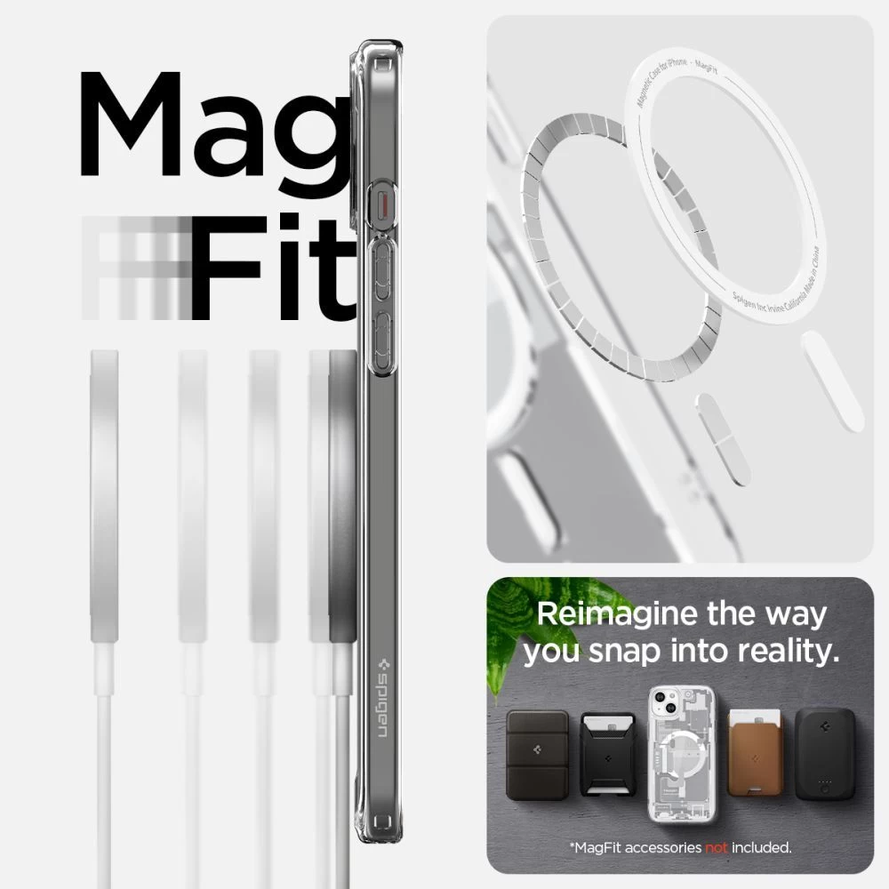 Apple iPhone 15 dėklas  SPIGEN ULTRA HYBRID MAG MAGSAFE