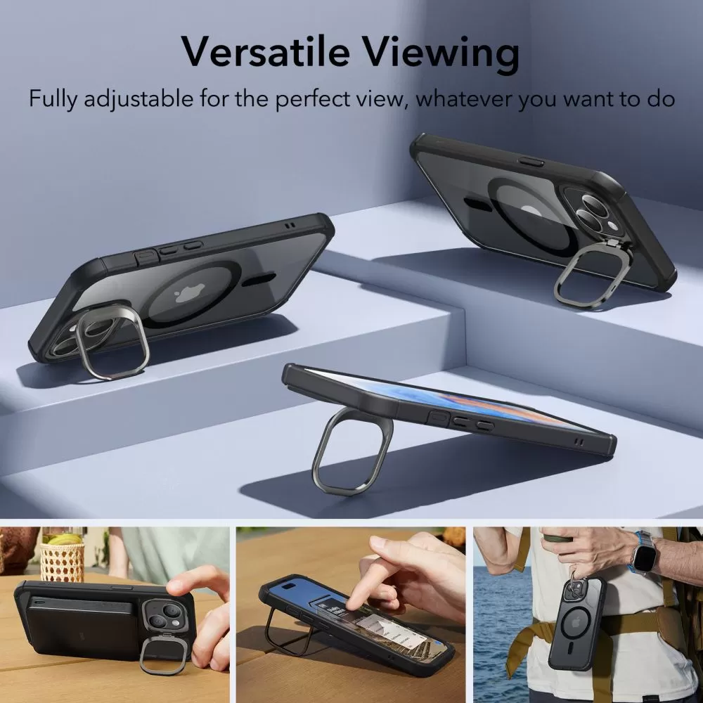 Apple iPhone 15 dėklas  ESR ARMOR TOUGH KICKSTAND HALOLOCK MAGSAFE