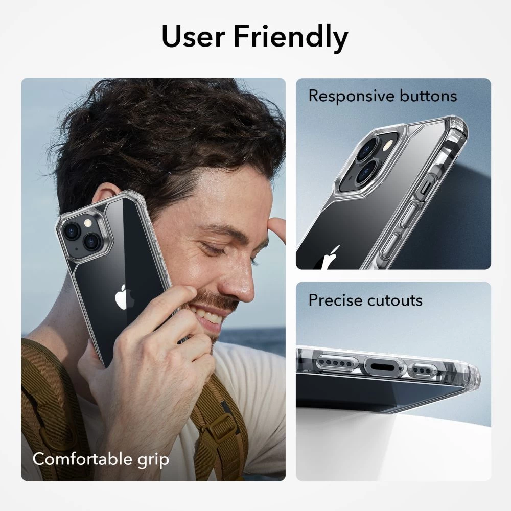 Apple iPhone 15 suojakuori läpinäkyvä ESR AIR ARMOR