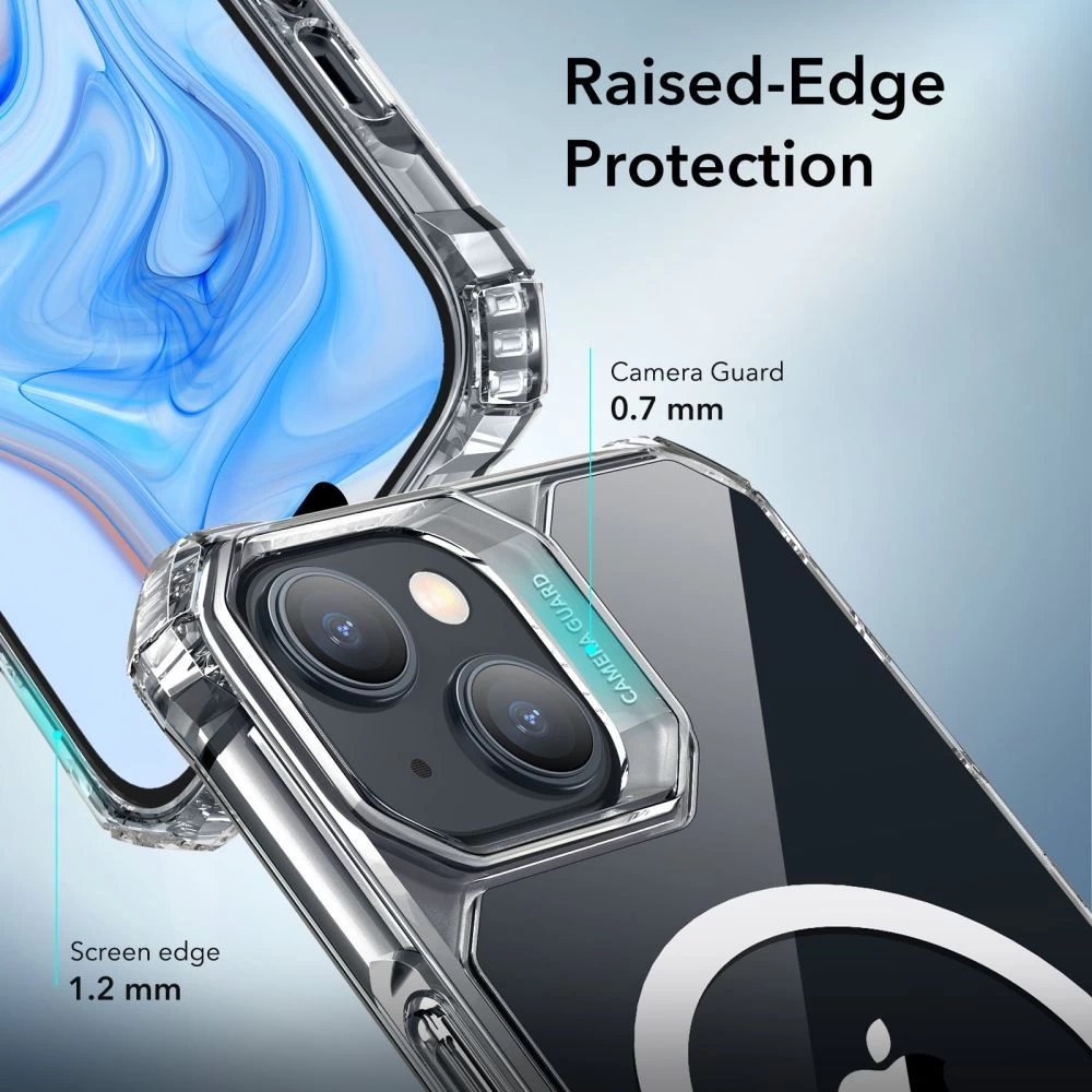 Apple iPhone 15 dėklas skaidrus ESR AIR ARMOR HALOLOCK MAGSAFE