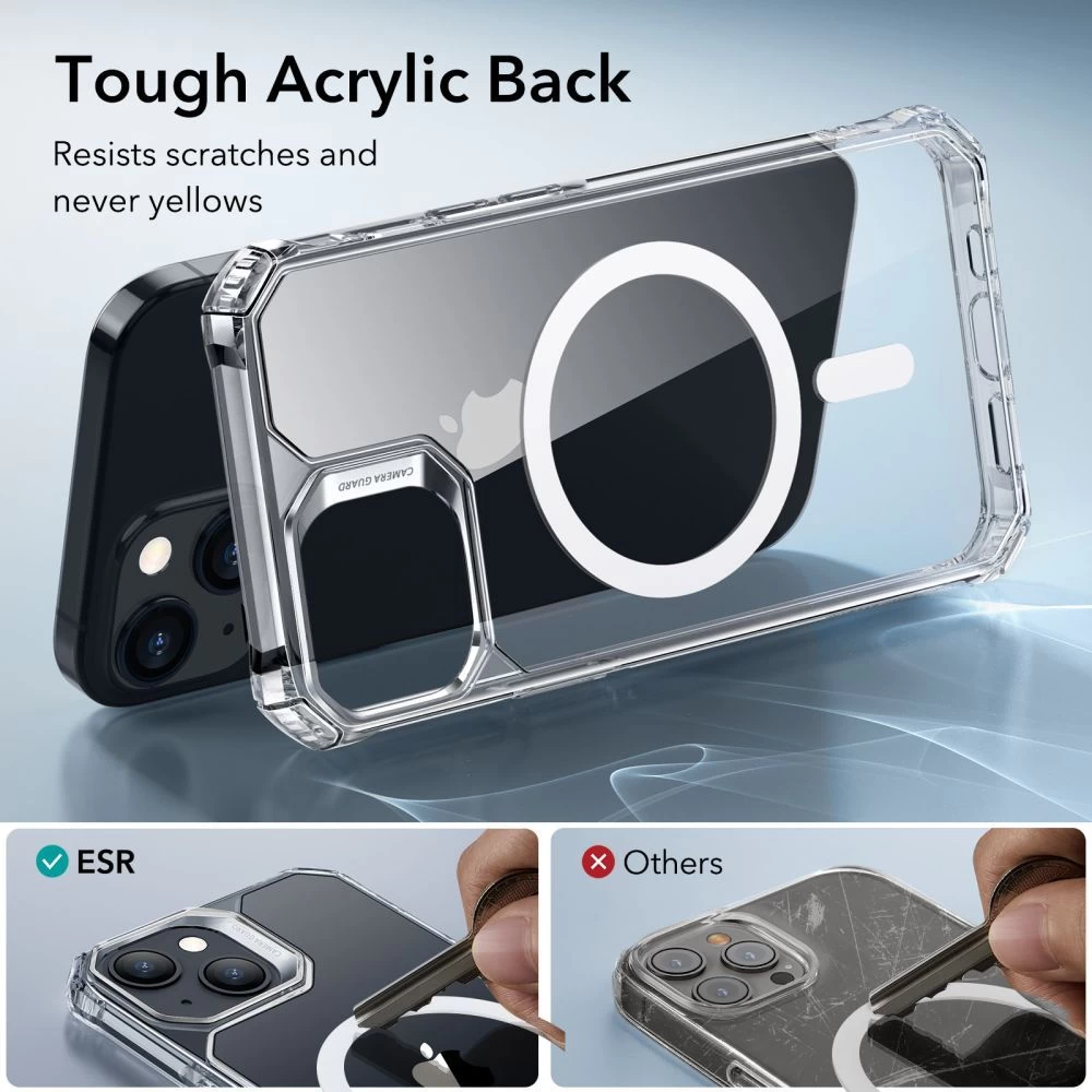 Apple iPhone 15 dėklas skaidrus ESR AIR ARMOR HALOLOCK MAGSAFE