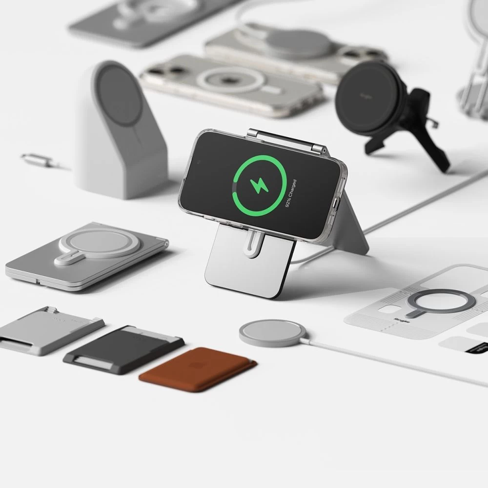 Apple iPhone 15 dėklas skaidrus RINGKE FUSION MAGNETIC MAGSAFE