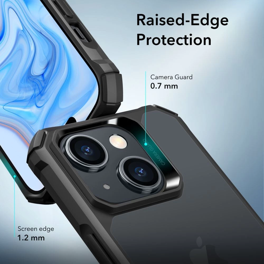Apple iPhone 15 dėklas Juoda ESR AIR ARMOR
