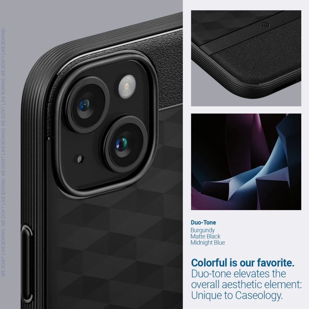 Apple iPhone 15 dėklas Juoda CASEOLOGY PARALLAX MAG MAGSAFE
